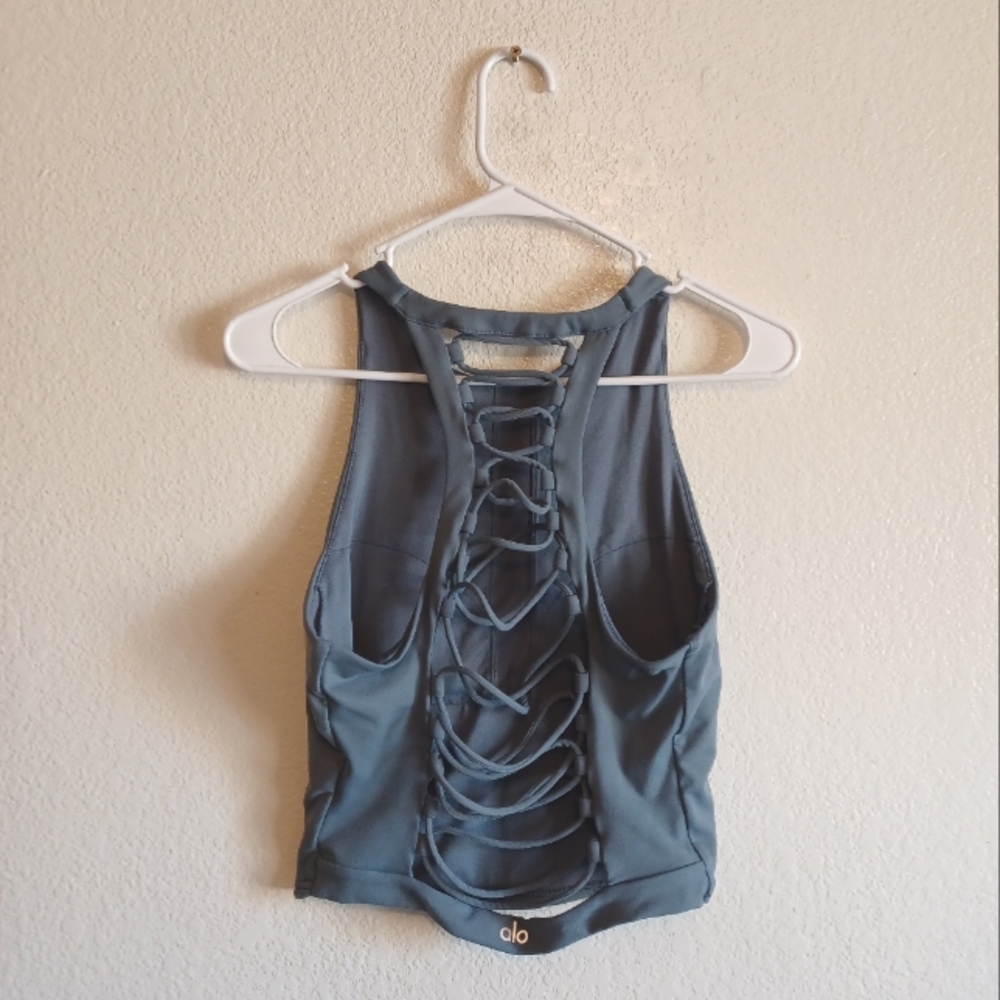 Alo corset back tank Large